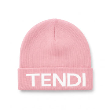 Pink Knitted Winter Beanie