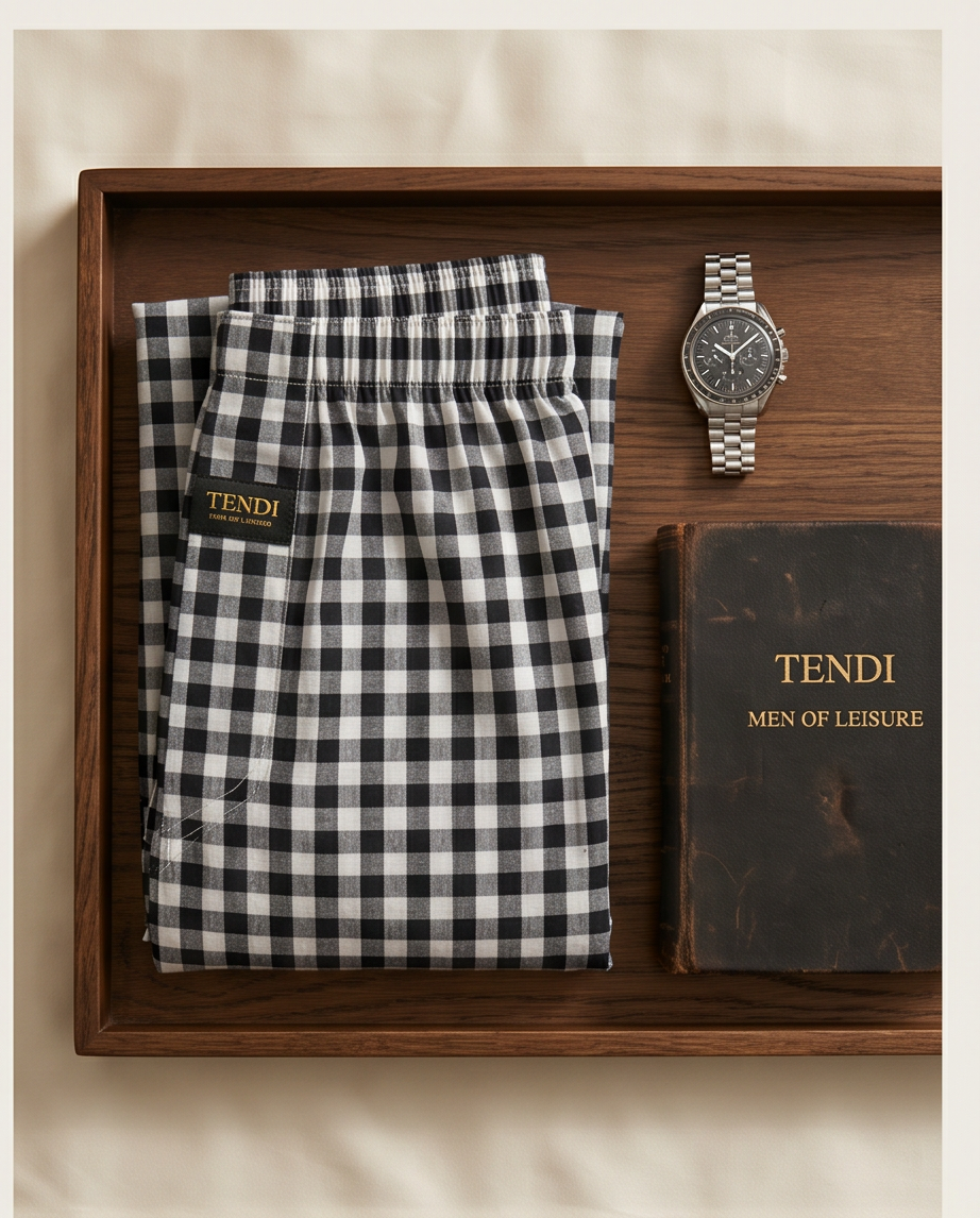 TENDI Belmont Check Boxer
 Underwear