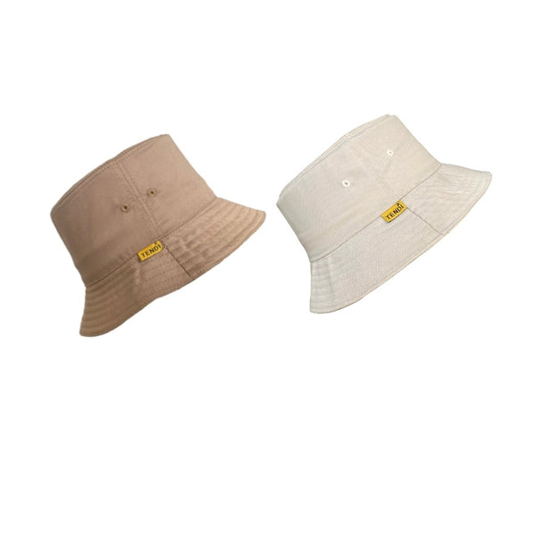 Brown & Beige Bucket Hats | Pack of 2