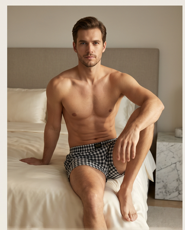 TENDI Belmont Check Boxer
 Underwear
