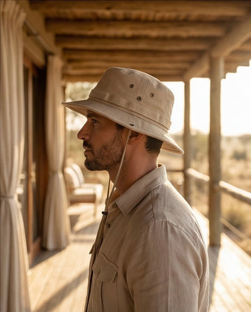 Khaki / Beige Floppy Hat For Men & Women | Outdoor Sun Protection | UV Protection