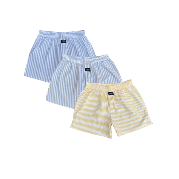 Cotton Boxer Shorts 3 - Pack Random Colors