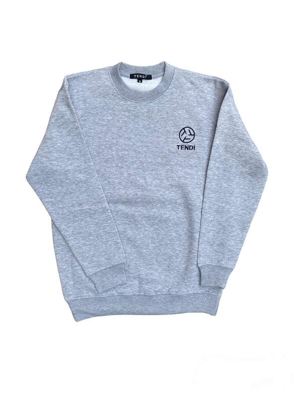 Grey Fleece Sweat Shirt | Winter - Tendi