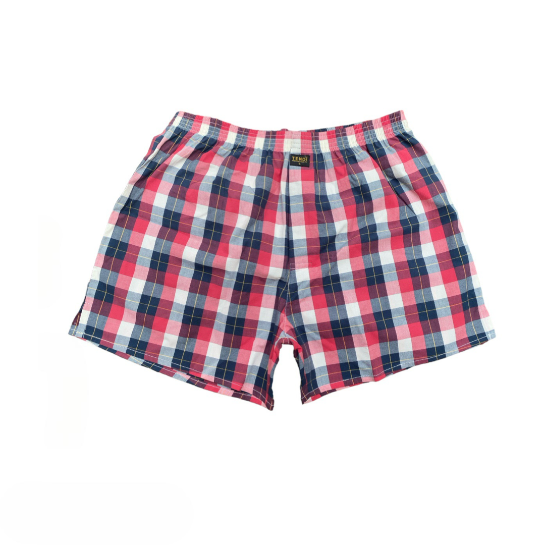 Checkered Cotton Boxer Short