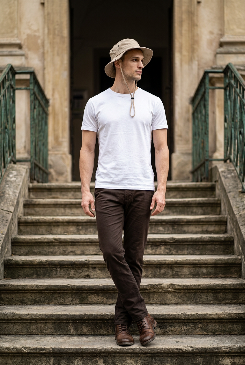 Beige Floppy Hat For Men & Women | Pack of 2 | UV Protection Hat | Outdoor Sun Protection