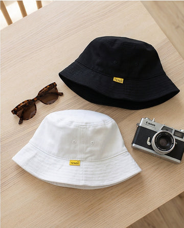 2-Pack Classic Bucket Hats (Black & White) – Unisex Cotton Summer Sun Hats | Lightweight & Breathable