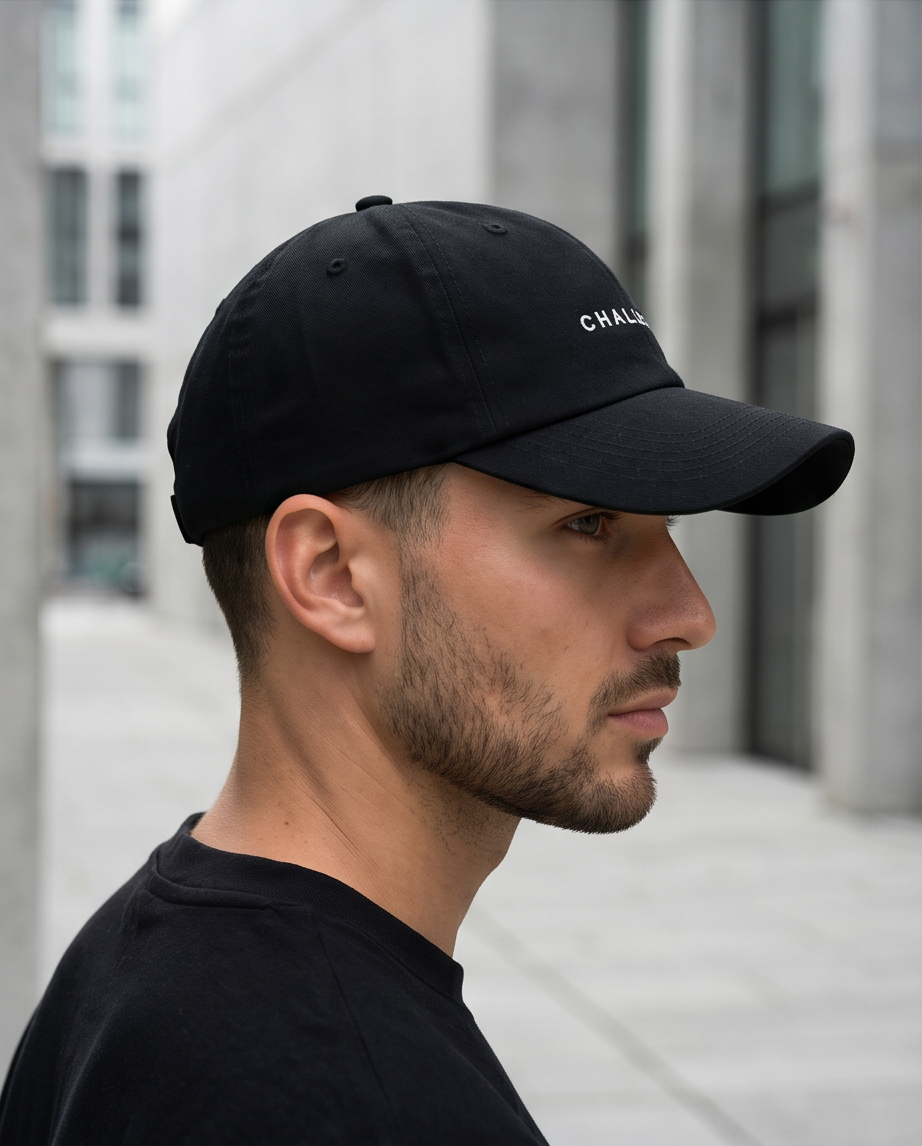 Challenge Black Cap for Men & Women