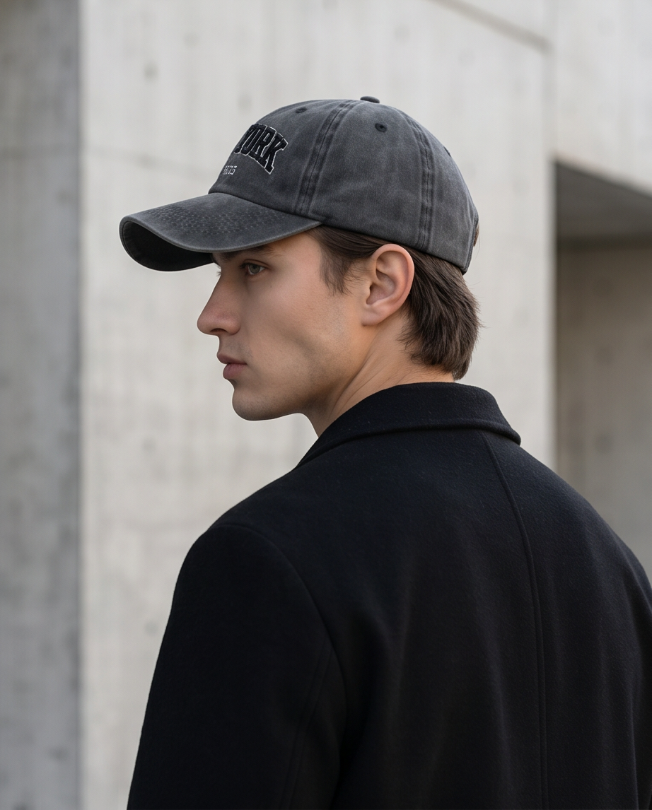 New York Denim Grey Cap for Men & Women