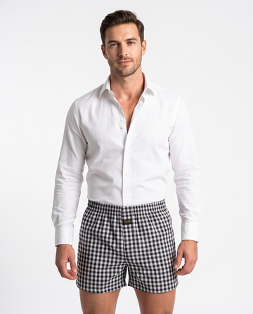 TENDI Belmont Check Boxer
 Underwear