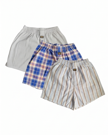 TENDI Urban Classics – Men’s Cotton Boxer Shorts (3 Pack)