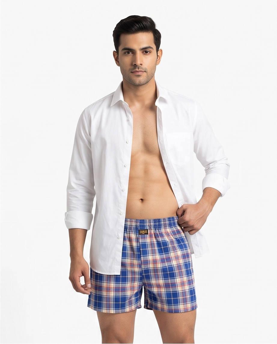 TENDI Urban Classics – Men’s Cotton Boxer Shorts (3 Pack)