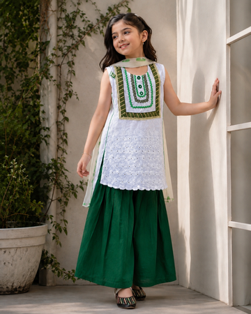 Emerald Bloom Girls 3-Piece