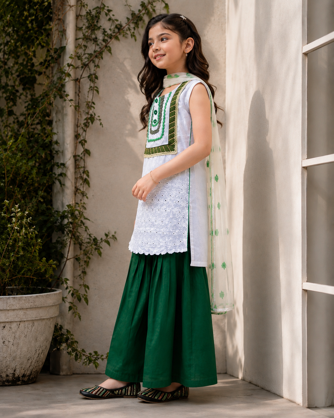 Emerald Bloom Girls 3-Piece