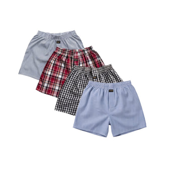 Heritage Cotton Boxer Underwear 4-Pack