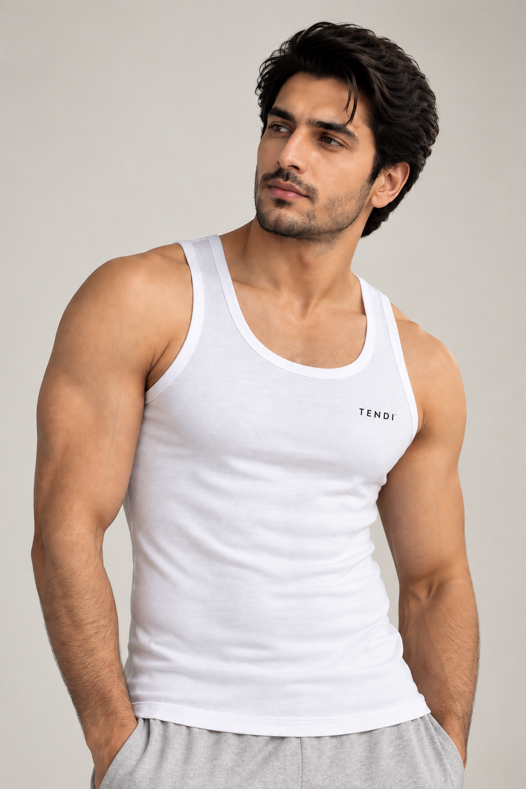 Tendi Classic Under Shirt Vest A Type Shirt | Tank Undershirt | Pack of 3 - Tendi