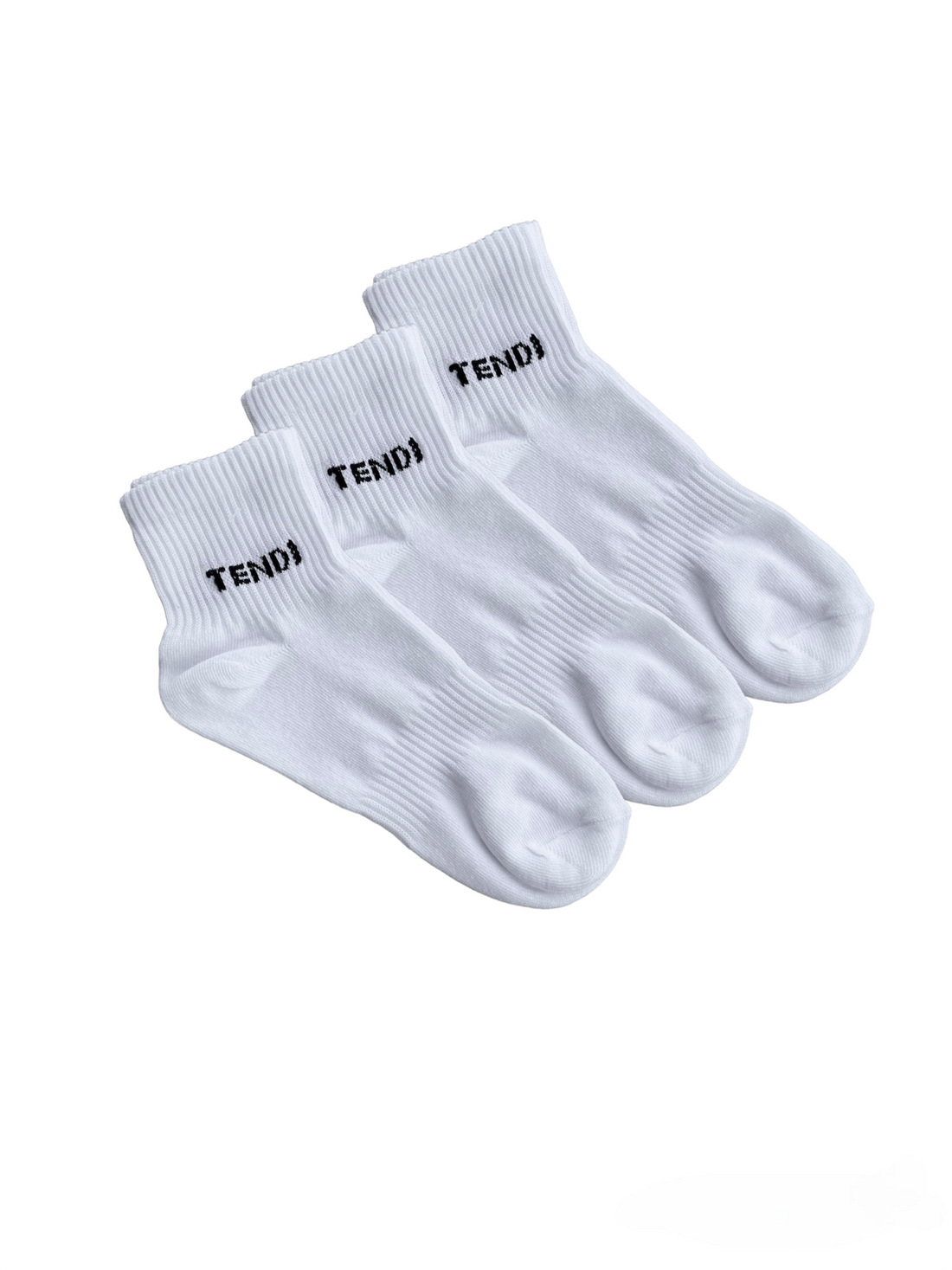 White Cotton Socks | Pack of 3 Cotton Socks - Tendi