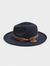 Wool Felt Fedora Navy Blue  |  Gentlemen Hat for Men & Women