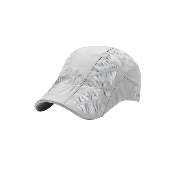 Sports Breathable Mesh Cap Gray - Unisex Golf & Cycling Cap - Tendi