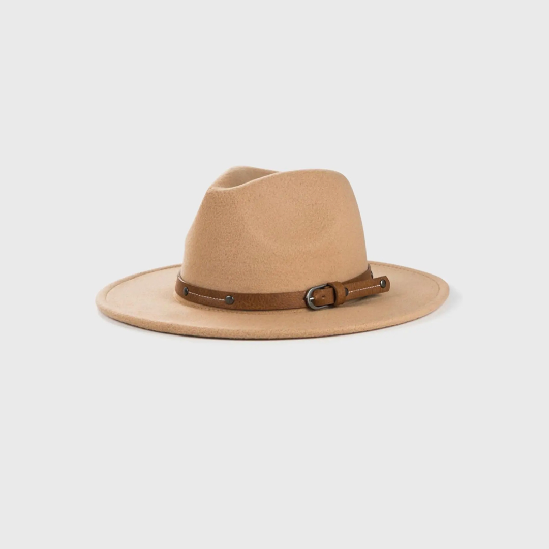 TENDI Felt Fedora Hat - Gentlemen Hat for Men & Women