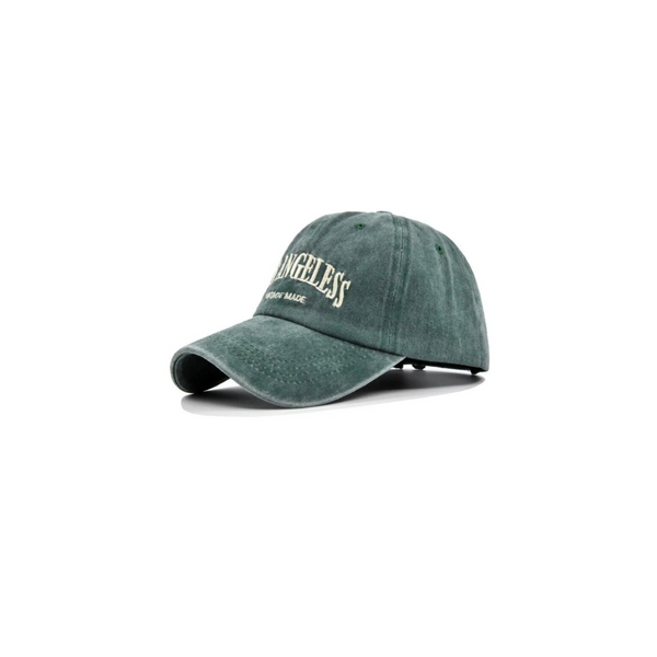Denim Baseball Vintage Green Cap for Men & Women - Tendi