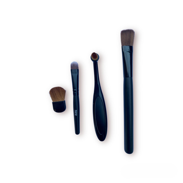 Pack of 4 Mix Makeup Brushes - Tendi
