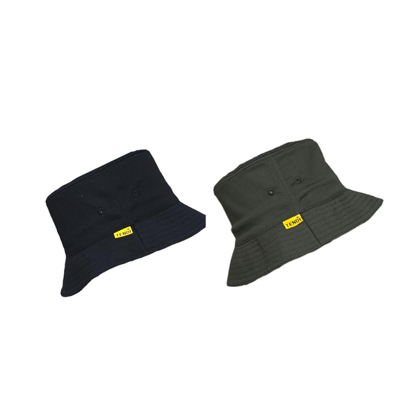 Tendi Unisex Bucket Hat Black & Olive Green | Pack of 2 - Tendi