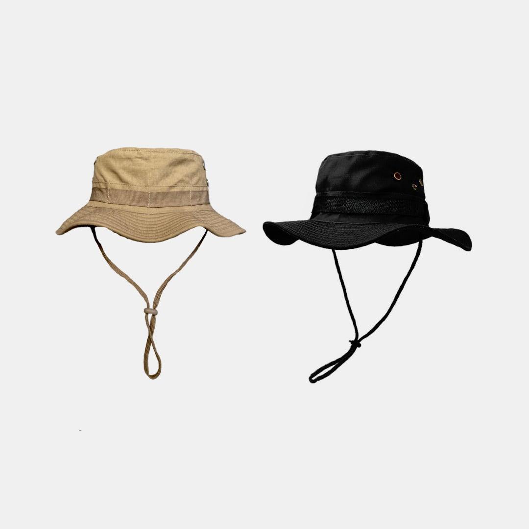 Tendi Classic Unisex Floppy Hat Brown & Black | Sun Pro mytection Hat | Pack of 2 - Tendi