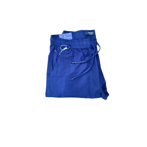 Navy Blue Cotton Trouser