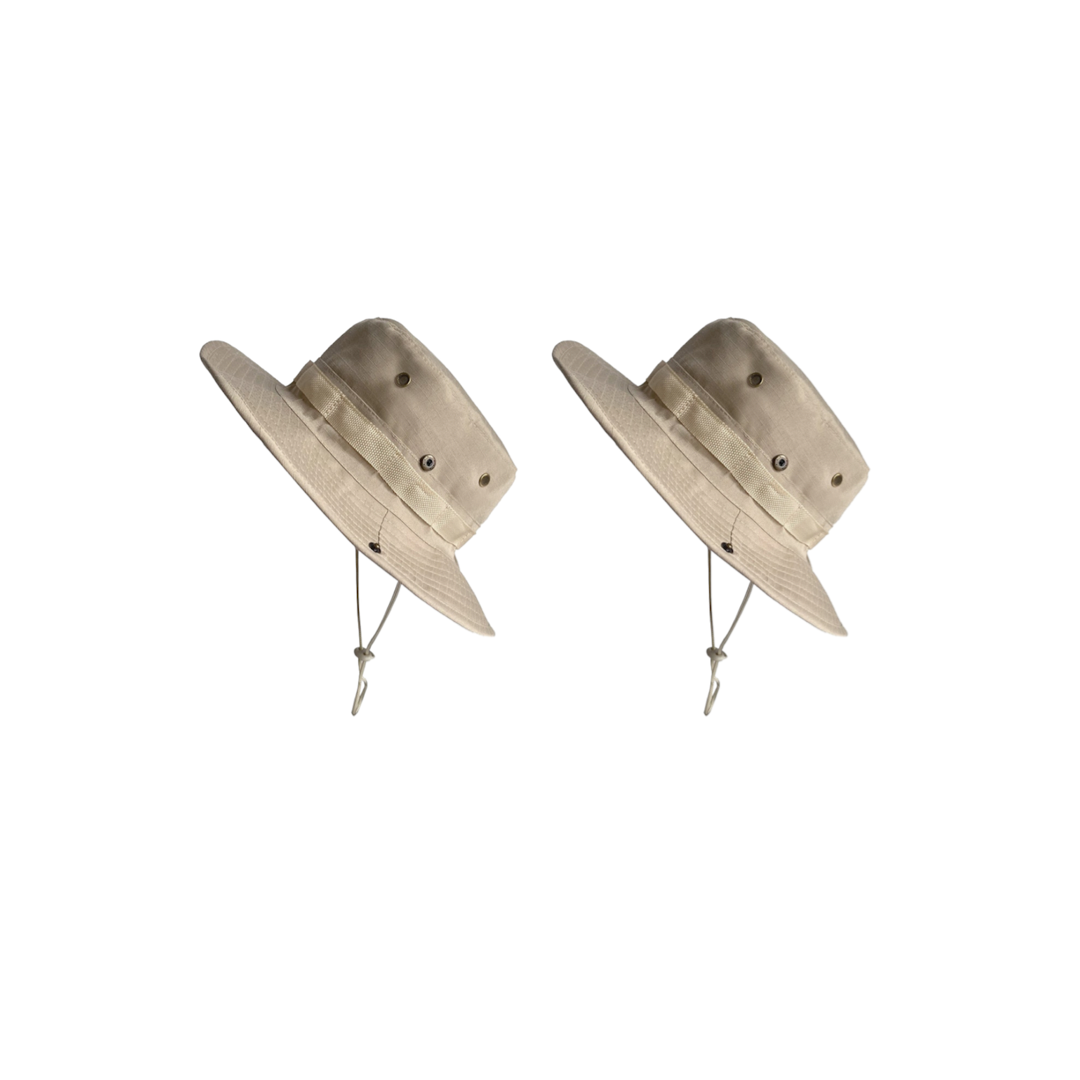 Beige Floppy Hat | Pack of 2 | UV Protection Hat