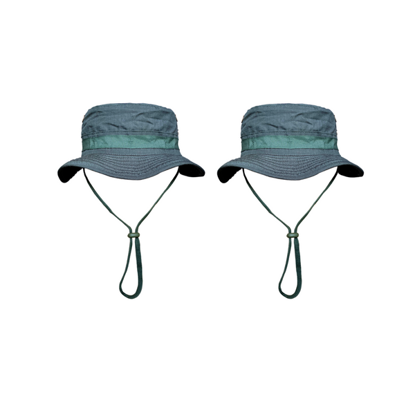 Tendi Classic Unisex Floppy Hat Green Color | Sun Protection Hat | Pack of 2 - Tendi