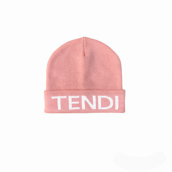 Pink Knit Beanie Unisex - Tendi