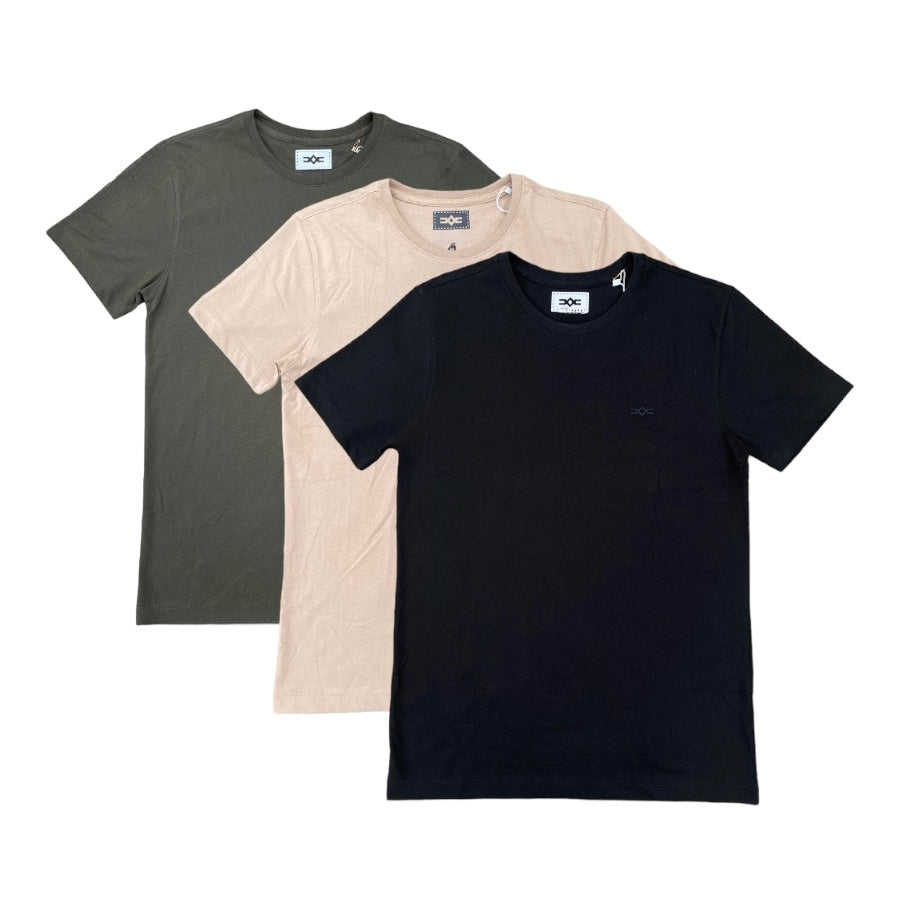 Crew Neck Tee 3-Pack