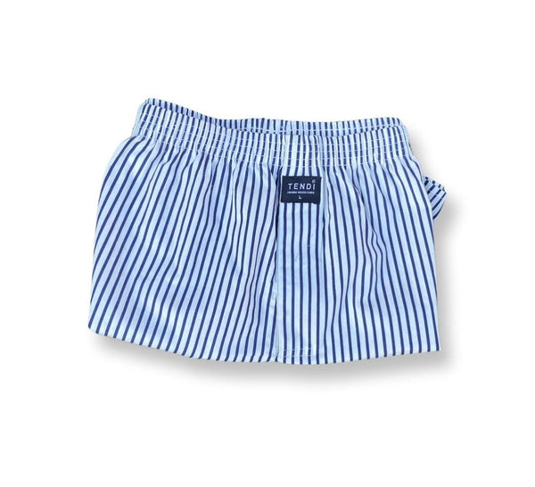Tendi Royal Men Cotton Boxer Underwear Blue Line | Premium Woven Fabric - Tendi